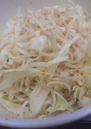 簡単ずぼらなマヨたらこふりかけキャベツ♪-レシピのメイン写真