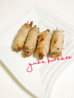 お手軽リメイク☆きんぴらごぼうの肉巻き-レシピのメイン写真