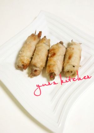お手軽リメイク☆きんぴらごぼうの肉巻き-レシピのメイン写真
