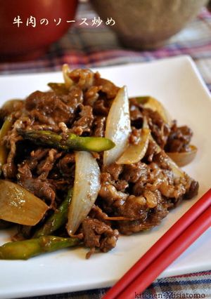 お弁当にも美味しい☆牛肉のソース炒め-レシピのメイン写真