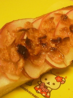 簡単☆アップルクランチハニートースト-レシピのメイン写真
