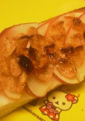 簡単☆アップルクランチハニートースト-レシピのメイン写真