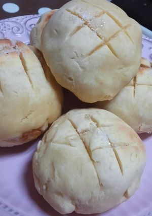 ☆食パンでメロンパン☆-レシピのメイン写真