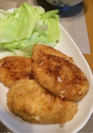 カニカマで、簡単クリームコロッケ♪-レシピのメイン写真