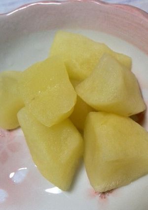 レンジで簡単！りんごのハニーコンポート-レシピのメイン写真