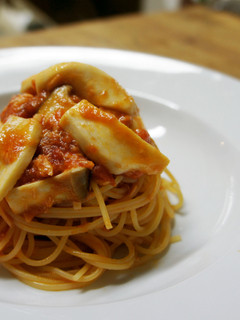 ツナとエリンギのパスタ(アラビアータ)-レシピのメイン写真
