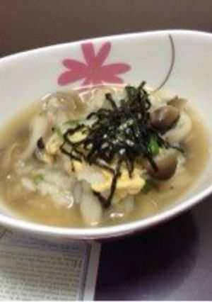 あったか♪きのこ雑炊-レシピのメイン写真