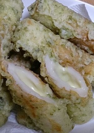 とろーりチーズ入り竹輪の磯辺揚げ-レシピのメイン写真