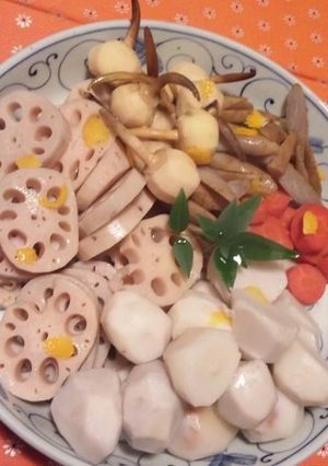 ゆず香る京風お正月の煮しめ✳︎おせちに-レシピのメイン写真