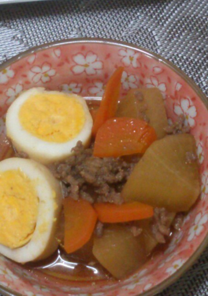 簡単！リメイク！角煮汁de大根の煮物-レシピのメイン写真