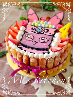 プリキュア☆シャルルのキャラケーキ♡-レシピのメイン写真