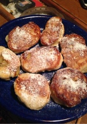 バナナのパンケーキは幸せの味♡-レシピのメイン写真