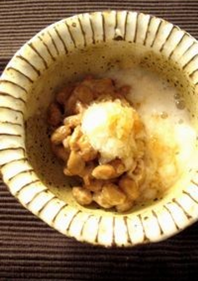 野菜ソムリエの、とろろ大根おろし納豆。-レシピのメイン写真