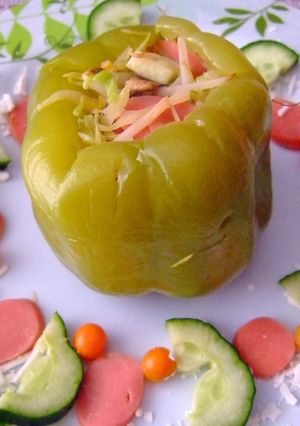 野菜のピーマン詰め-レシピのメイン写真