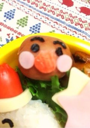 簡単！ウインナー de アンパンマン☆-レシピのメイン写真