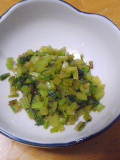 かぶの葉いため-レシピのメイン写真