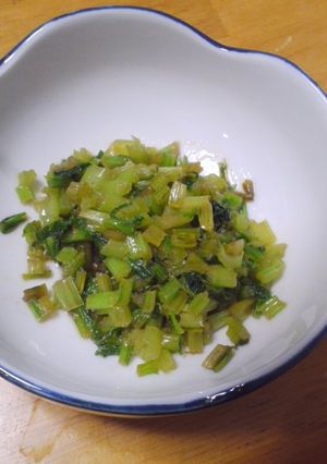 かぶの葉いため-レシピのメイン写真
