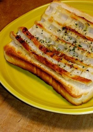 旨☆簡単＊すぐできる＊竹輪トースト-レシピのメイン写真