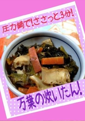 圧力鍋でささっと！万葉の炊いたん-レシピのメイン写真