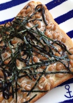 納豆マヨトースト♫-レシピのメイン写真