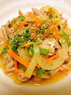 たっぷり野菜の蒸し豚サラダ-レシピのメイン写真