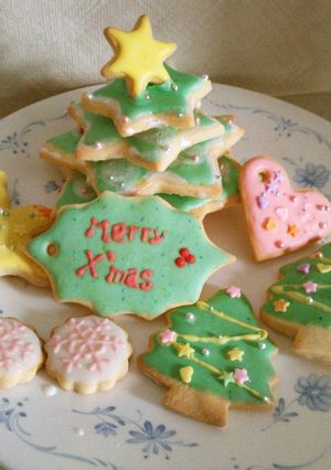クリスマスのアイシングクッキー-レシピのメイン写真
