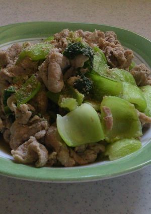 豚肉の梨塩炒め-レシピのメイン写真
