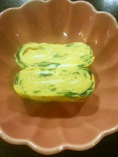 リメイク✩ほうれん草胡麻和えde厚焼き卵-レシピのメイン写真