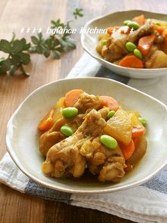簡単!鶏手羽元と大根の和風カレー煮込み-レシピのメイン写真