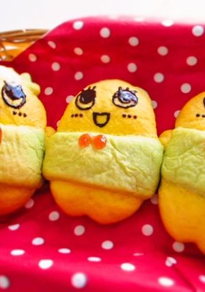 キャラパン♡ふなっしーのかぼちゃパン-レシピのメイン写真