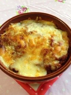 ミートソースのリメイクじゃがいもグラタン-レシピのメイン写真