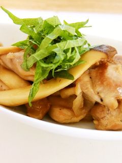 鶏もも肉とエリンギのバターポン酢炒め-レシピのメイン写真