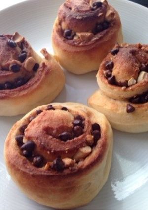 チョコチップ入りシナモンロール♪♪-レシピのメイン写真
