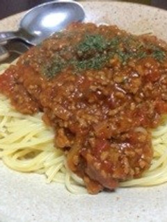 ハヤシライスの素でミートソース◎°-レシピのメイン写真