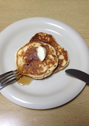 HM不要！朝からかんたんホットケーキ-レシピのメイン写真