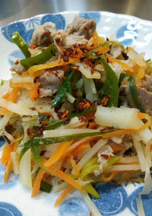 炒土豆丝（じゃがいもの細切り炒め）-レシピのメイン写真