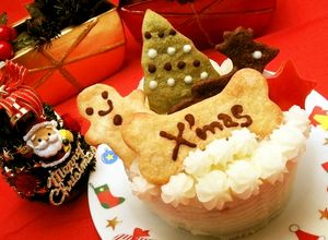 グレインフリー　犬用クリスマスケーキ♪-レシピのメイン写真