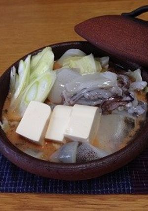 いかわた鍋-レシピのメイン写真