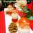Xmas簡単オードブル♡サンタピンチョス