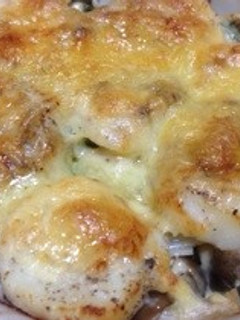 葱とシメジのホタテチーズ焼き-レシピのメイン写真