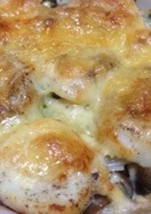 葱とシメジのホタテチーズ焼き-レシピのメイン写真