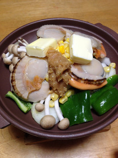陶板焼き☆ホタテの味噌バター焼き-レシピのメイン写真