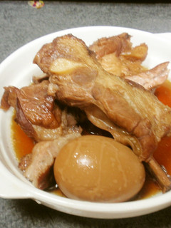 骨まで美味しい♪スペアリブの甘辛煮。-レシピのメイン写真