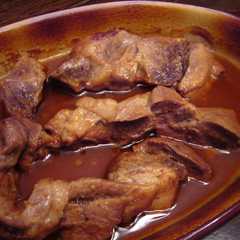 รูปของ Brown家の豚肉洋風煮込み
