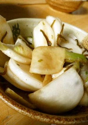 簡単♬♪　かぶの塩昆布漬け(生姜風味)-レシピのメイン写真