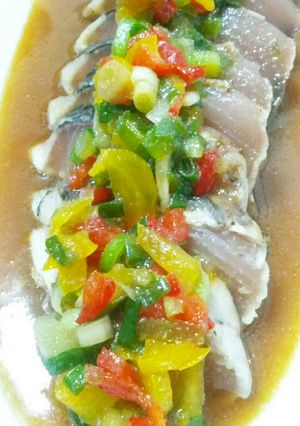 マグロのたたき☆さっぱりドレッシング☆-レシピのメイン写真