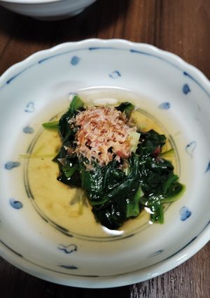 ほうれん草のお浸し-レシピのメイン写真