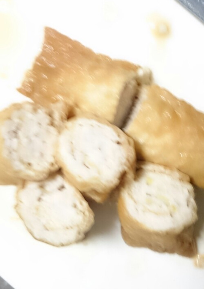 鶏挽き肉の油揚げ巻き♪-レシピのメイン写真