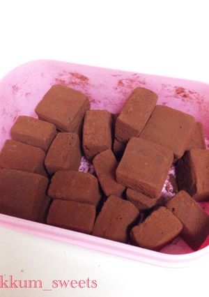 材料2つ♡簡単なのに美味しい生チョコ-レシピのメイン写真