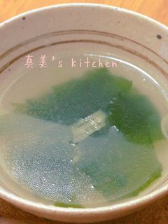 わかめスープ-レシピのメイン写真